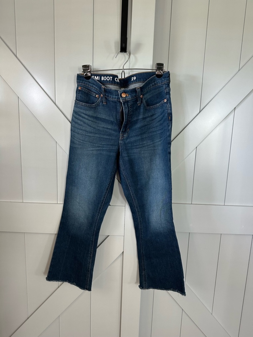 J Crew Demi boot cup cropped jean- size 29
